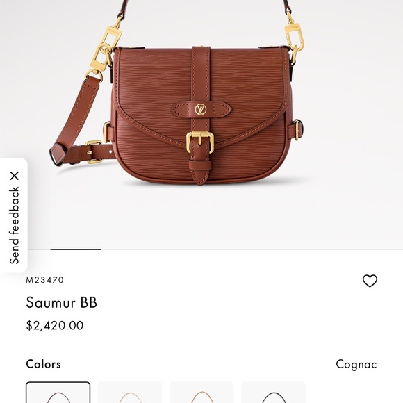 Louis Vuitton Tan Leather Crossbody Bag - Picture 6 of 7